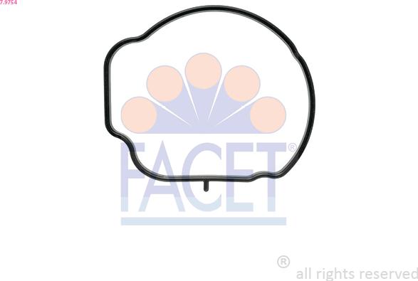 FACET 7.9754 - Guarnizione, Termostato www.autoricambi360.it
