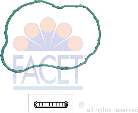 FACET 7.9702 - Guarnizione, Termostato www.autoricambi360.it