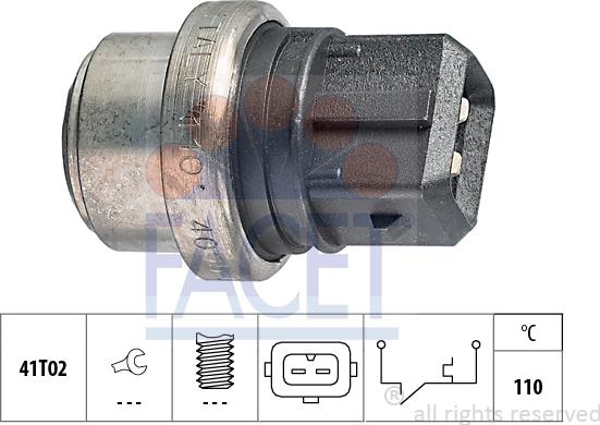 FACET 7.4095 - Sensore, Temperatura refrigerante www.autoricambi360.it
