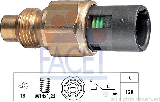FACET 7.4048 - Sensore, Temperatura refrigerante www.autoricambi360.it