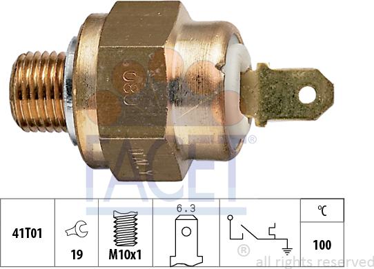 FACET 7.4132 - Sensore, Temperatura refrigerante www.autoricambi360.it