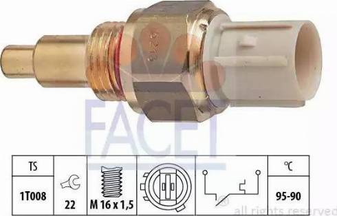 FACET 7.5213 - Termocontatto, Ventola radiatore www.autoricambi360.it