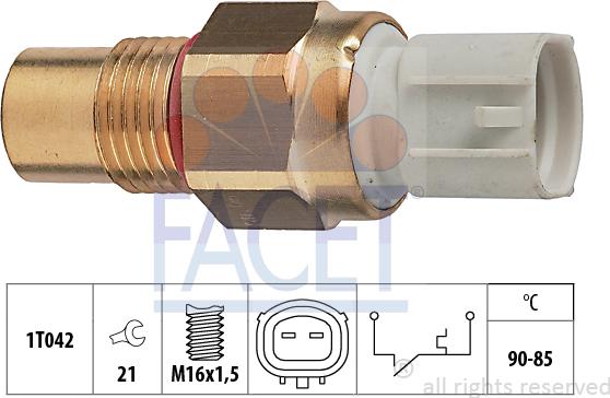 FACET 7.5289 - Termocontatto, Ventola radiatore www.autoricambi360.it