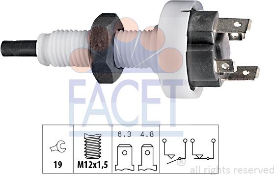 FACET 7.1049 - Interruttore luce freno www.autoricambi360.it