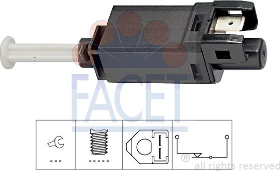 FACET 7.1056 - Interruttore luce freno www.autoricambi360.it