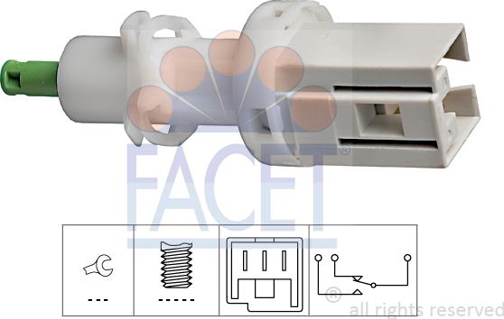 FACET 7.1069 - Interruttore luce freno www.autoricambi360.it