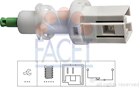 FACET 7.1068 - Interruttore luce freno www.autoricambi360.it