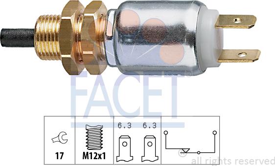 FACET 7.1014 - Interruttore luce freno www.autoricambi360.it