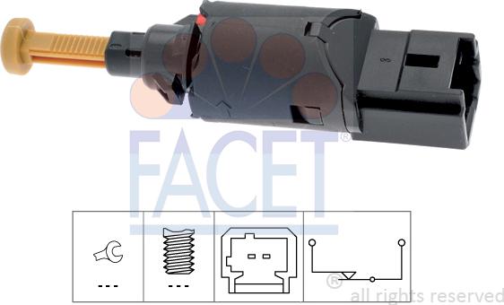 FACET 7.1194 - Interruttore luce freno www.autoricambi360.it