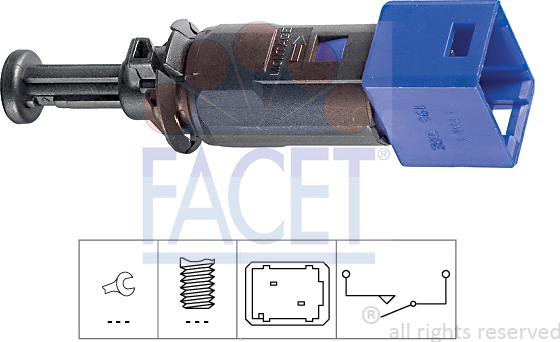 FACET 7.1195 - Interruttore luce freno www.autoricambi360.it