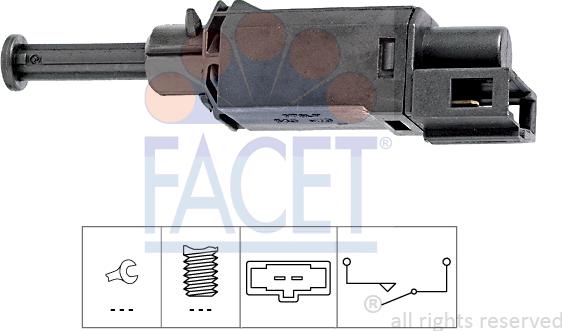 FACET 7.1143 - Innesto, Comando disinnesto frizione www.autoricambi360.it