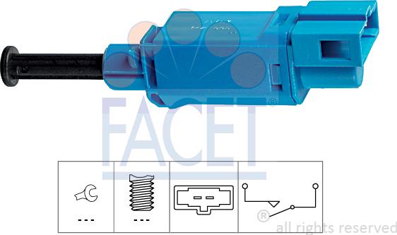 FACET 7.1142 - Interruttore luce freno www.autoricambi360.it