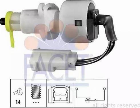 FACET 7.1147 - Interruttore luce freno www.autoricambi360.it
