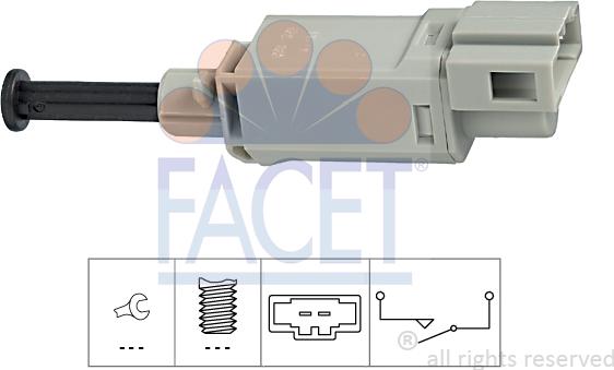 FACET 7.1152 - Innesto, Comando disinnesto frizione www.autoricambi360.it