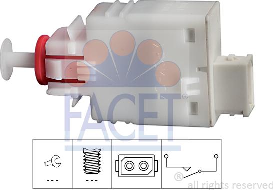 FACET 7.1110 - Innesto, Comando disinnesto frizione www.autoricambi360.it