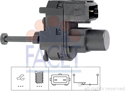 FACET 7.1111 - Interruttore luce freno www.autoricambi360.it