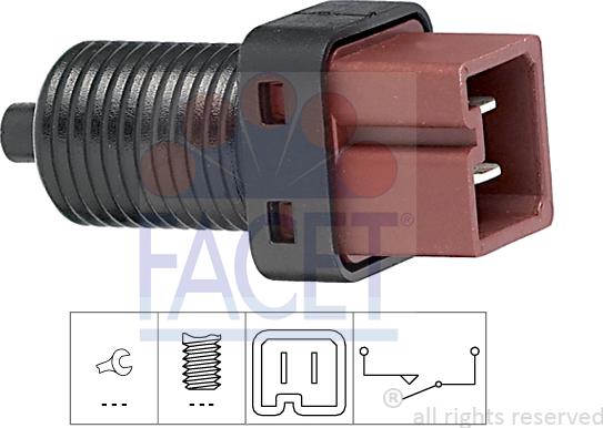 FACET 7.1132 - Interruttore luce freno www.autoricambi360.it