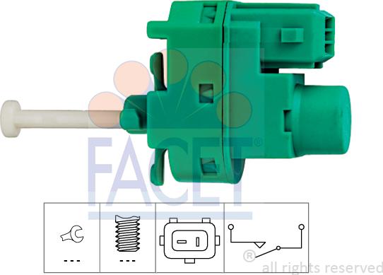 FACET 7.1137 - Interruttore luce freno www.autoricambi360.it