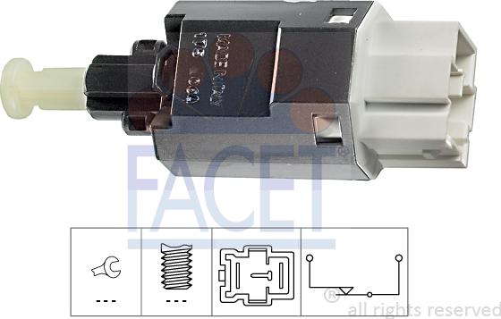 FACET 7.1175 - Interruttore luce freno www.autoricambi360.it