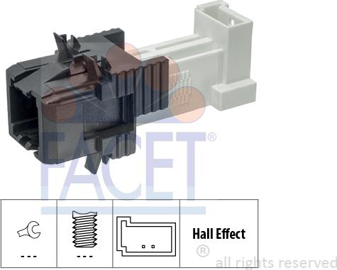 FACET 7.1312 - Interruttore luce freno www.autoricambi360.it