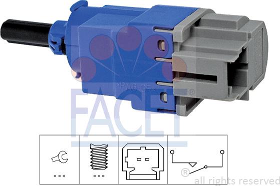 FACET 7.1291 - Innesto, Comando disinnesto frizione www.autoricambi360.it