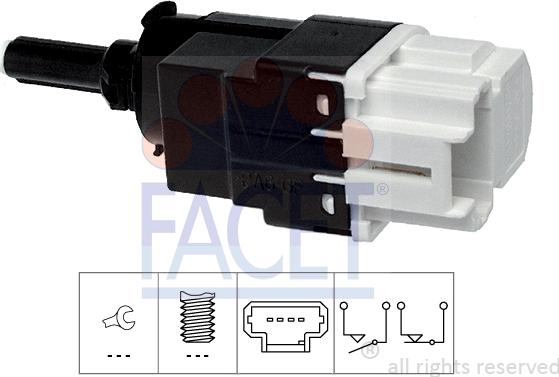 FACET 7.1292 - Interruttore luce freno www.autoricambi360.it