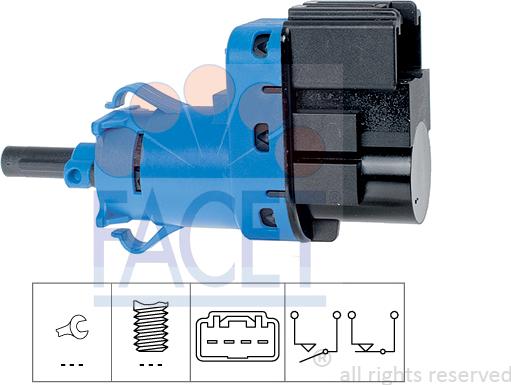 FACET 7.1245 - Interruttore luce freno www.autoricambi360.it