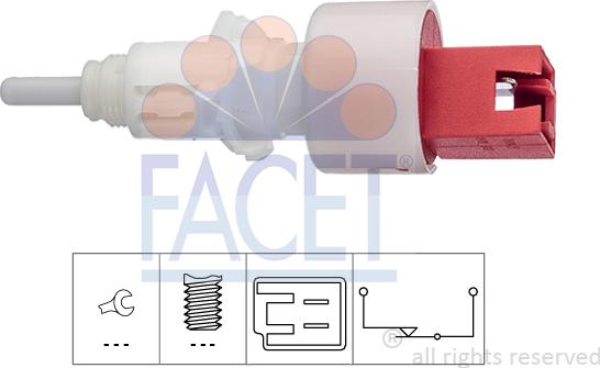 FACET 7.1248 - Innesto, Comando disinnesto frizione www.autoricambi360.it
