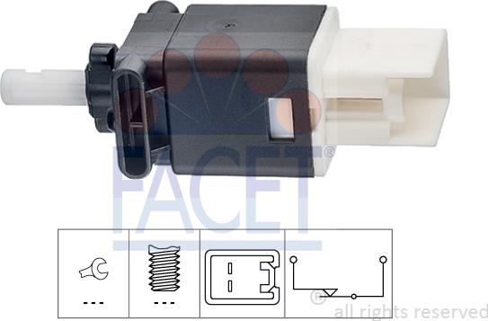 FACET 7.1269 - Interruttore luce freno www.autoricambi360.it