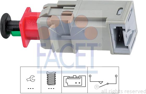 FACET 7.1207 - Innesto, Comando disinnesto frizione www.autoricambi360.it
