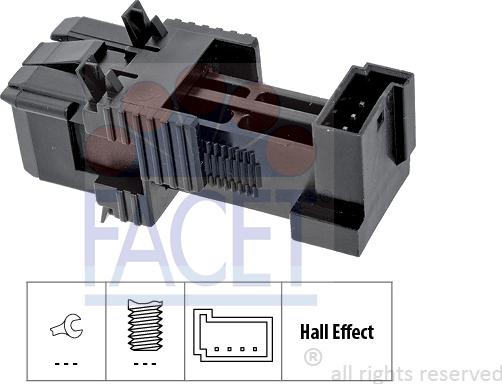 FACET 7.1215 - Interruttore luce freno www.autoricambi360.it