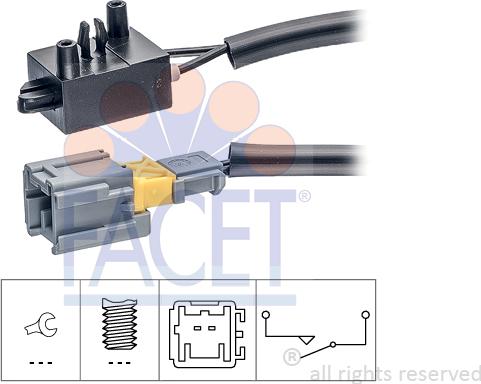 FACET 7.1210 - Innesto, Comando disinnesto frizione www.autoricambi360.it