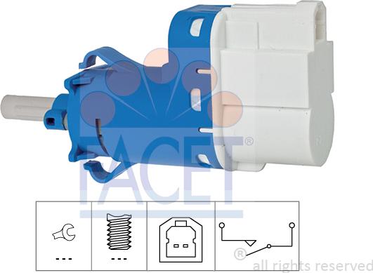 FACET 7.1237 - Interruttore luce freno www.autoricambi360.it