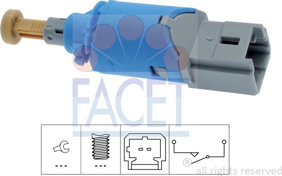 FACET 7.1224 - Interruttore luce freno www.autoricambi360.it