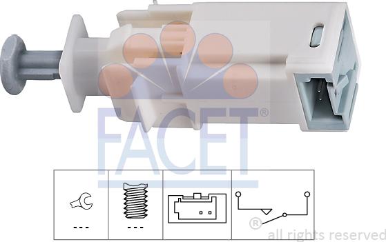 FACET 7.1226 - Innesto, Comando disinnesto frizione www.autoricambi360.it