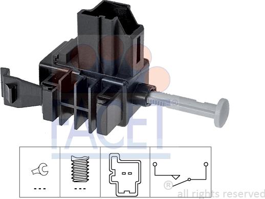 FACET 7.1271 - Innesto, Comando disinnesto frizione www.autoricambi360.it
