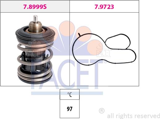 FACET 7.8999 - Termostato, Refrigerante www.autoricambi360.it