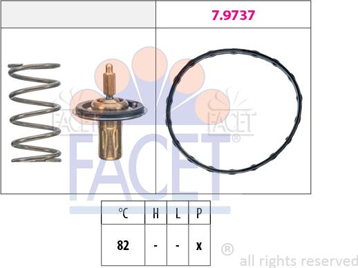 FACET 7.8950 - Termostato, Refrigerante www.autoricambi360.it