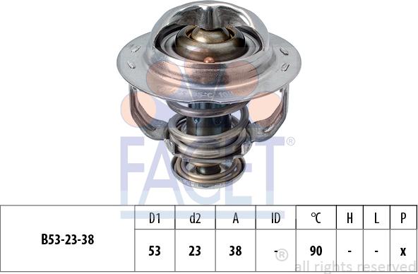 FACET 7.8957S - Termostato, Refrigerante www.autoricambi360.it