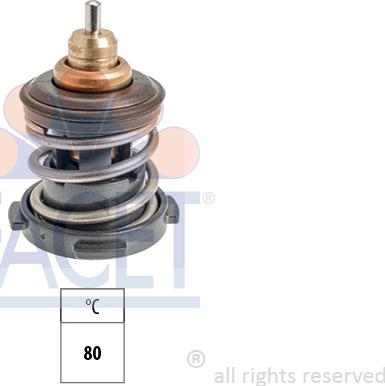 FACET 7.8967S - Termostato, Refrigerante www.autoricambi360.it