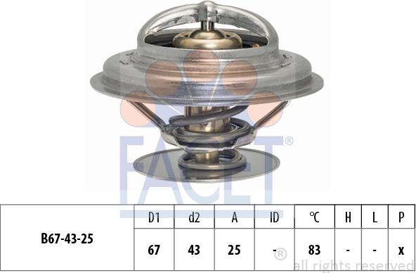 FACET 7.8982S - Termostato, Refrigerante www.autoricambi360.it
