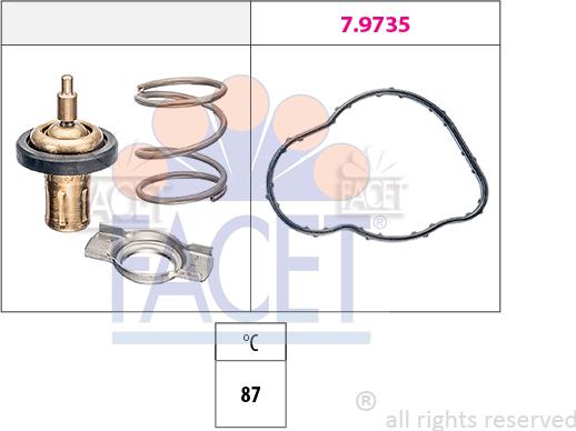 FACET 7.8930 - Termostato, Refrigerante www.autoricambi360.it