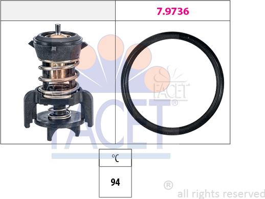 FACET 7.8933 - Termostato, Refrigerante www.autoricambi360.it