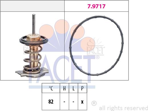 FACET 7.8937 - Termostato, Refrigerante www.autoricambi360.it