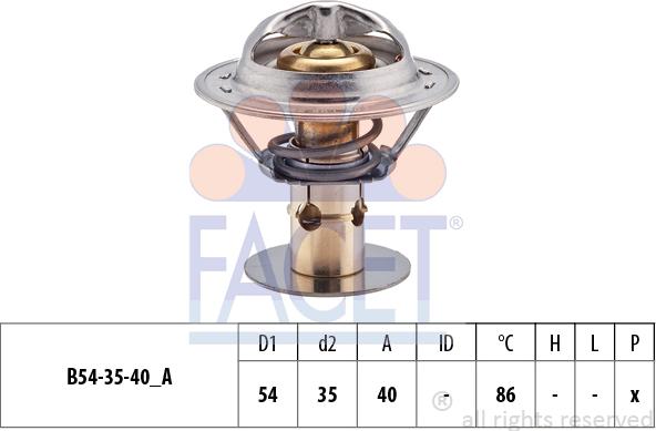 FACET 7.8498S - Termostato, Refrigerante www.autoricambi360.it