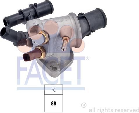 FACET 7.8497 - Termostato, Refrigerante www.autoricambi360.it