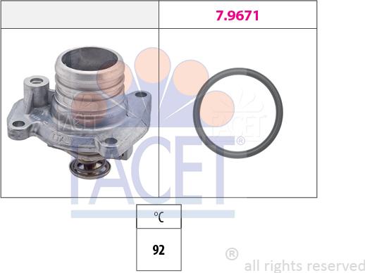 FACET 7.8458 - Termostato, Refrigerante www.autoricambi360.it