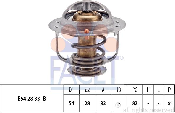 FACET 7.8462S - Termostato, Refrigerante www.autoricambi360.it