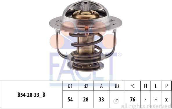 FACET 7.8400S - Termostato, Refrigerante www.autoricambi360.it