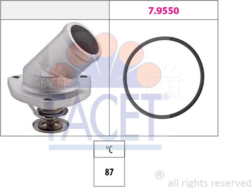 FACET 7.8402 - Termostato, Refrigerante www.autoricambi360.it